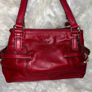 Etienne Aigner Tucson Handbag Style 70316 in Garnet